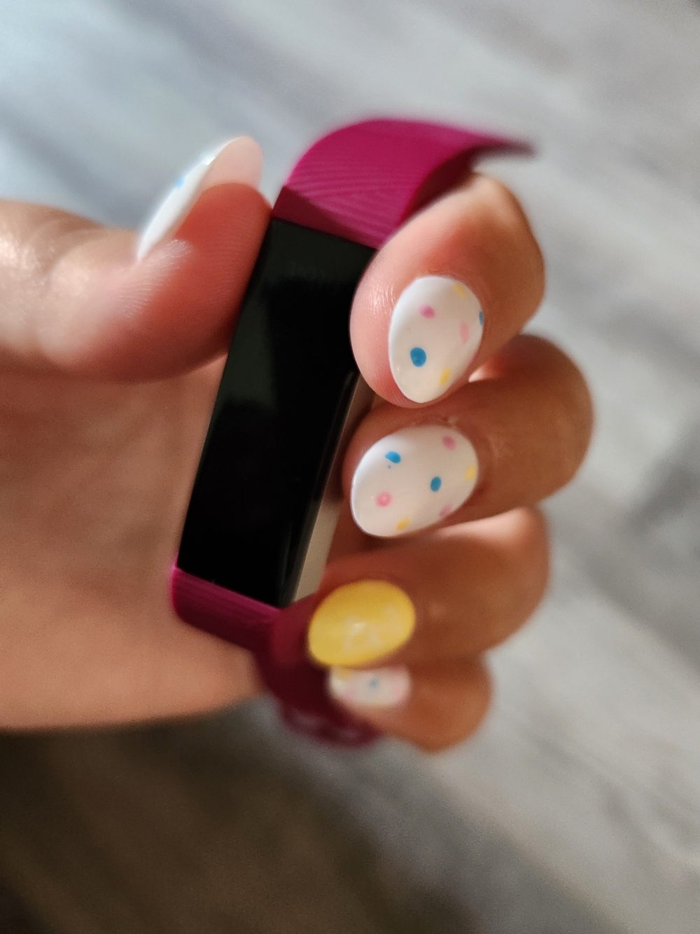 Fitbit ALTA HR Wristband Activity Tracker - Fuchsia, Small